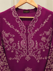 2 Piece - Embroidered Kora Cotton Suit  S112483