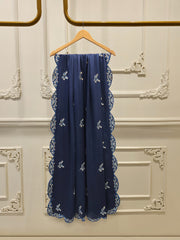 3 Piece - Embroidered Velvet Suit S112488