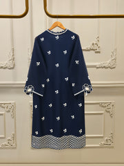3 Piece - Pure Embroidered Cotton Net Suit S112496