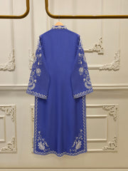 2 Piece - Pure Embroidered Cotton Net Suit S112578