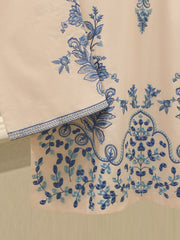 2 Piece -  Embroidered Cambric Suit S112581