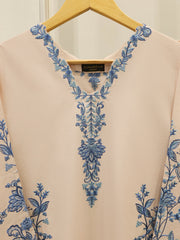 2 Piece -  Embroidered Cambric Suit S112581