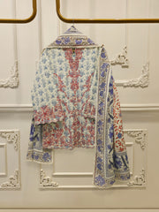 3 Piece - Embroidered Cambric Suit S112638