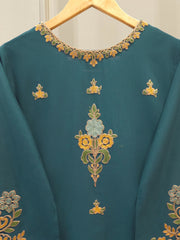 3 Piece - Embroidered Khaddar Suit S112686