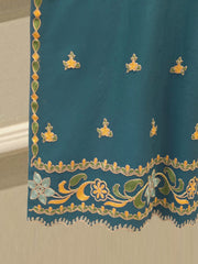 3 Piece - Embroidered Khaddar Suit S112686