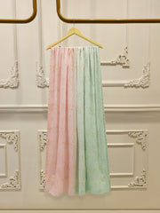 3 Piece - Pure  Chiffon Embroidered Suit S112689