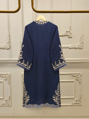 3 Piece - Pure Chiffon Embroidered Suit S112692