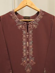 2 Piece - Embroidered  Khaddar Suit S112693