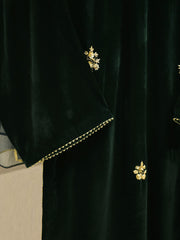 3 Piece - Embroidered Velvet Suit S112688