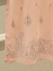 3 Piece - Pure Embroidered Cotton Net Suit S112717