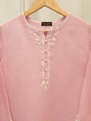 2 Piece - Pure Embroidered Cotton Net Suit S112738