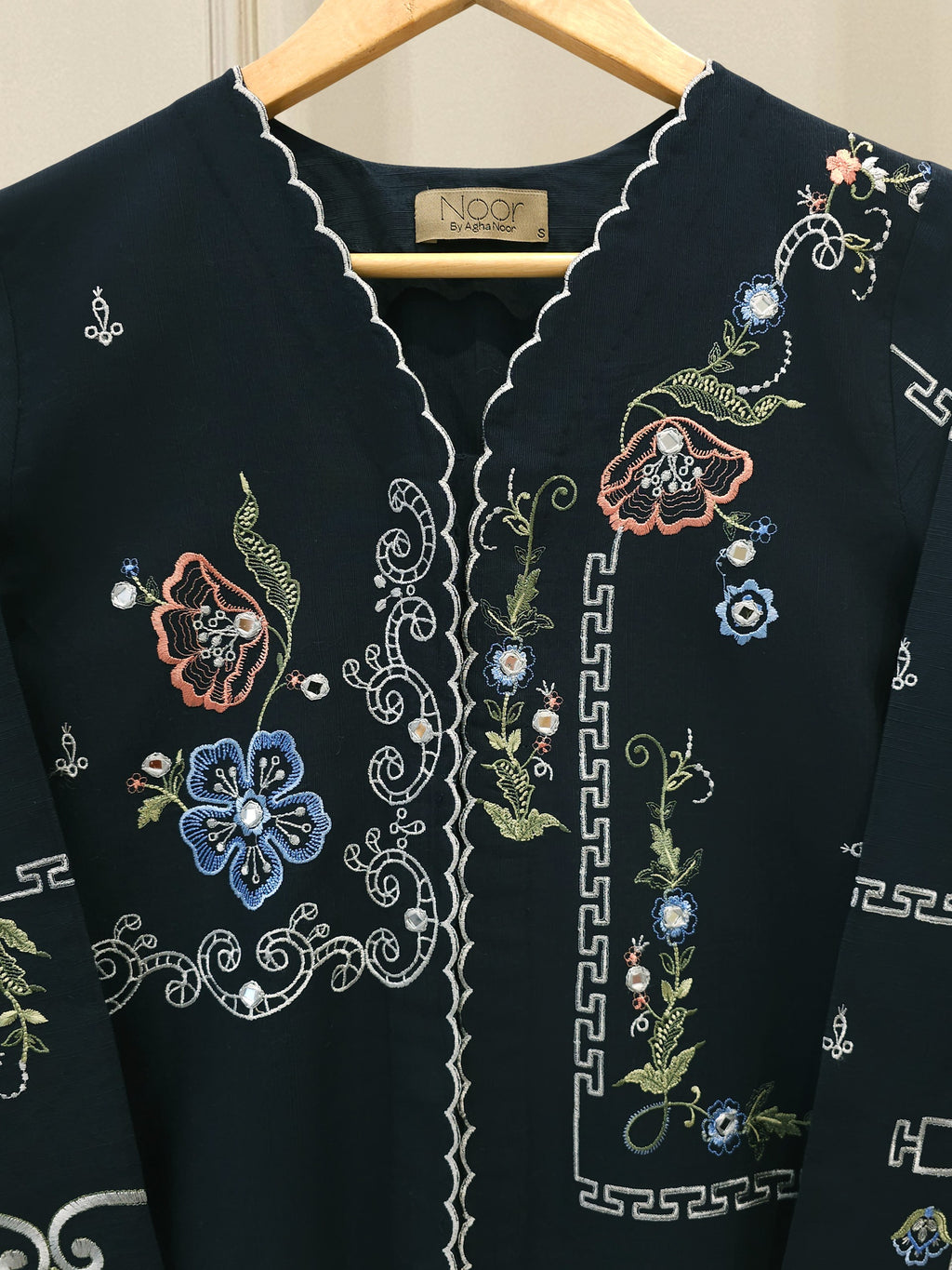 2 Piece - Embroidered Khaddar Suit WS00188