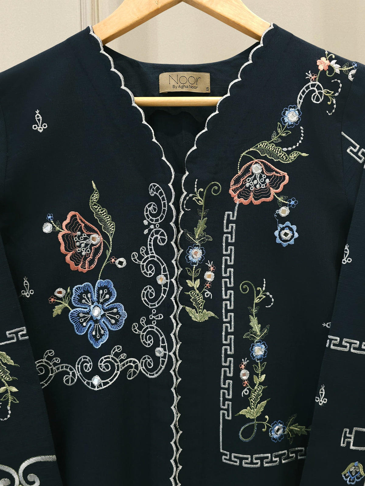 2 Piece - Embroidered Khaddar Suit WS00188