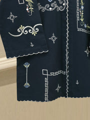 2 Piece - Embroidered Khaddar Suit WS00188