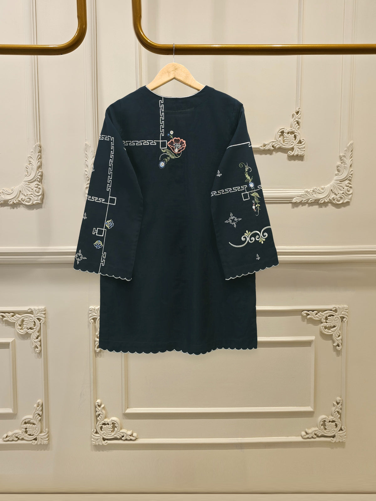 2 Piece - Embroidered Khaddar Suit WS00188