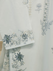 3 Piece - Embroidered Cambric Suit S112757