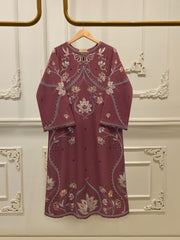 2 Piece - Embroidered Khaddar Suit WS00191