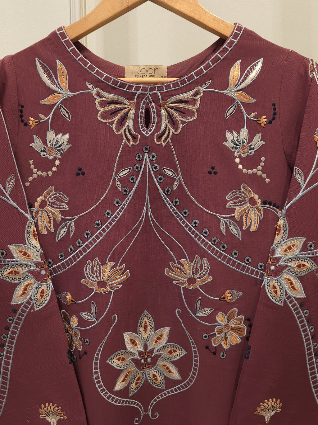 2 Piece - Embroidered Khaddar Suit WS00191