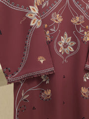2 Piece - Embroidered Khaddar Suit WS00191
