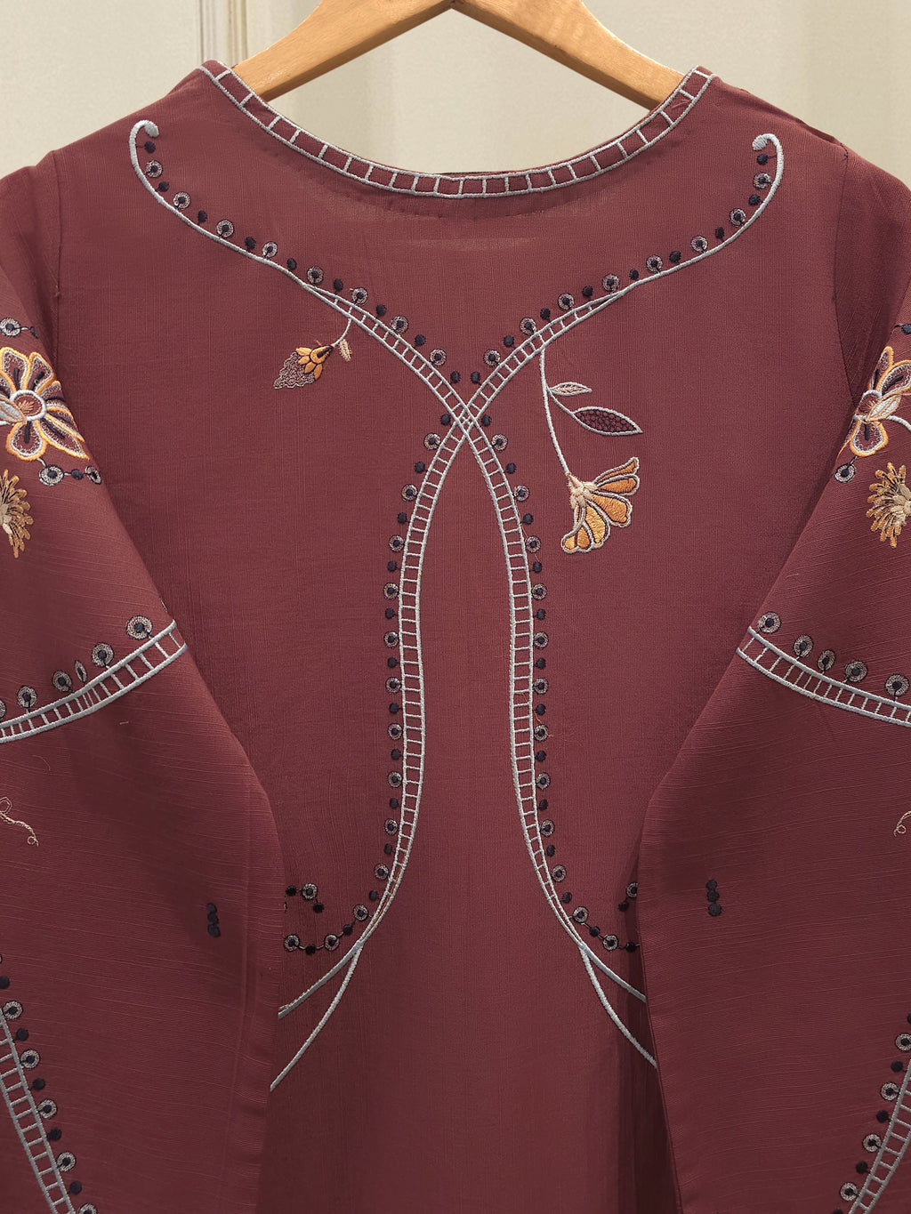 2 Piece - Embroidered Khaddar Suit WS00191