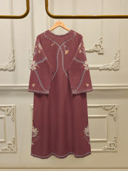 2 Piece - Embroidered Khaddar Suit WS00191