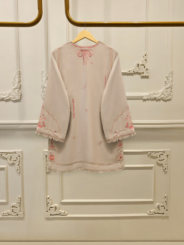 2 Piece - Embroidered Linen Suit WS00194