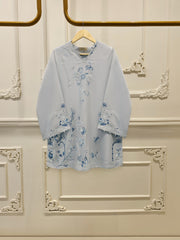 2 Piece - Embroidered Linen Suit WS00196