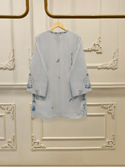 2 Piece - Embroidered Linen Suit WS00196
