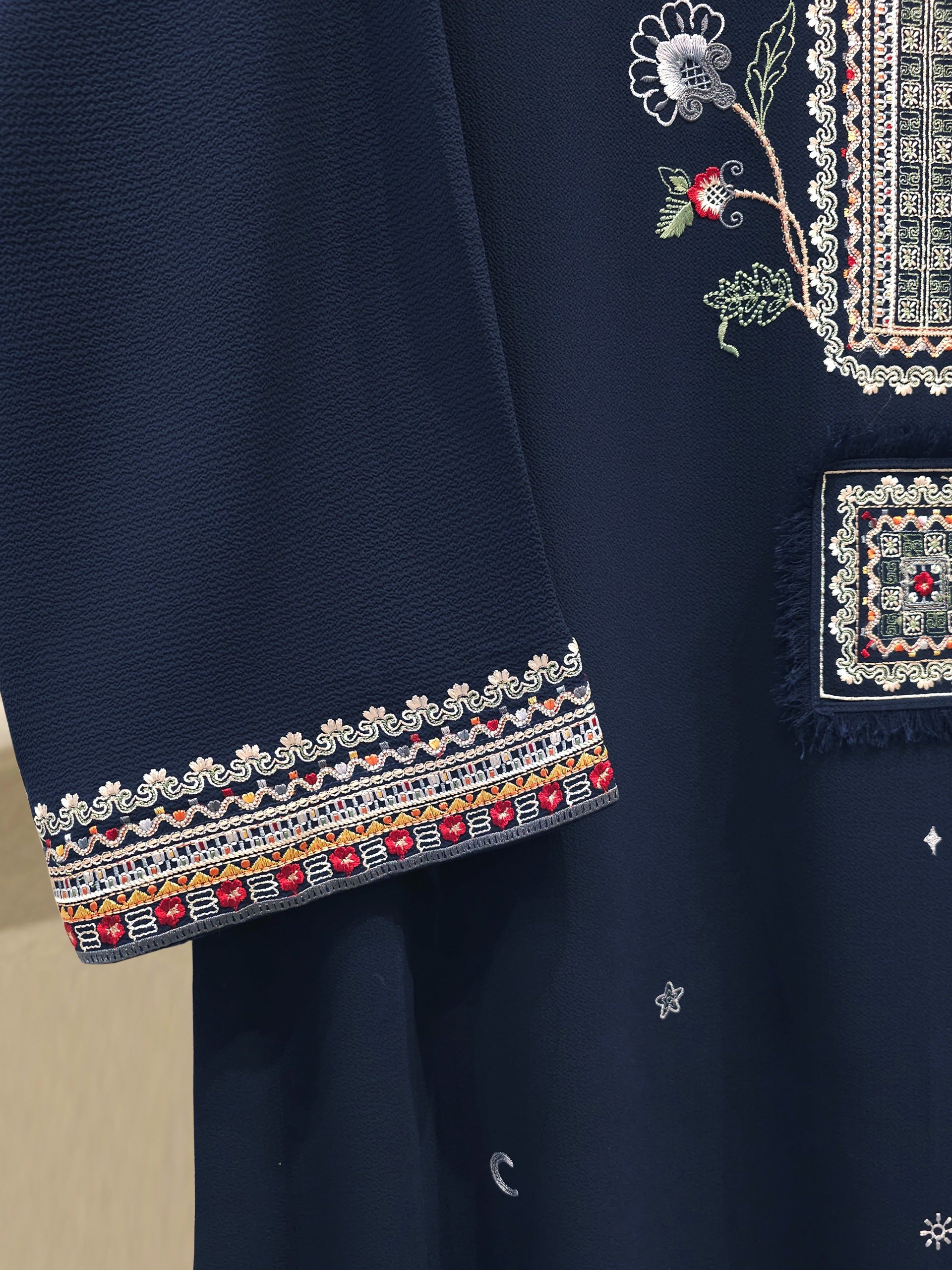Embroidered Georgette Shirt WS00198