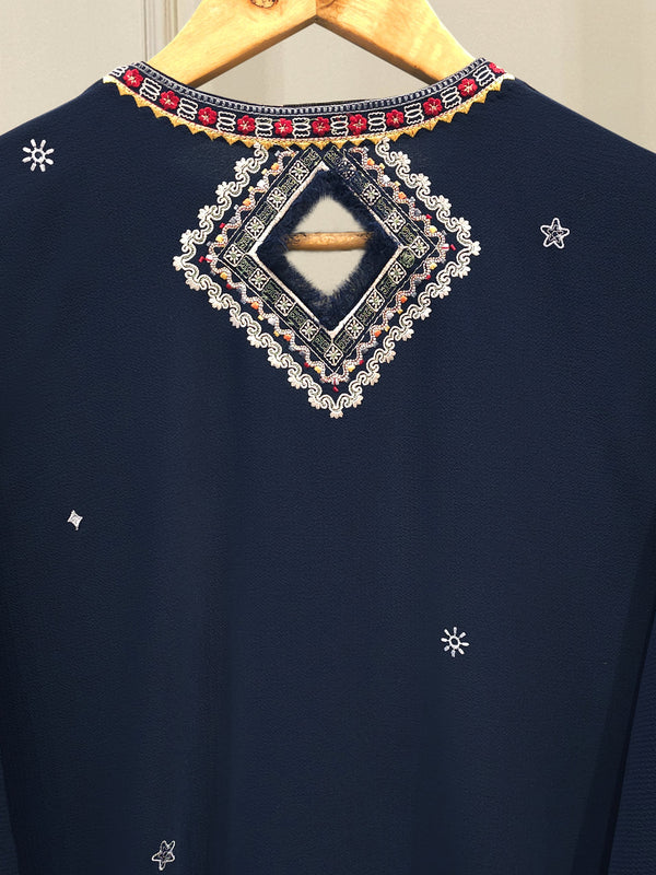 Embroidered Georgette Shirt WS00198
