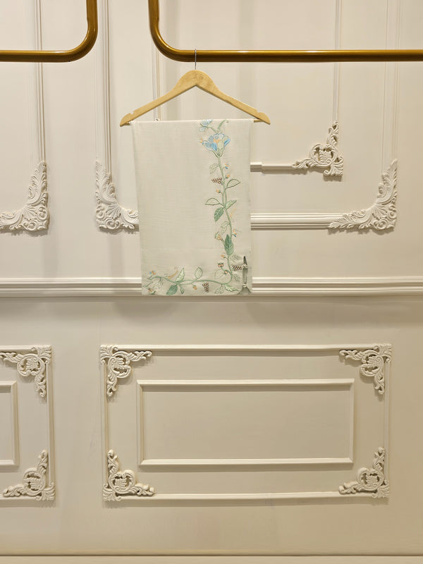 2 Piece - Embroidered Linen Suit WS00200