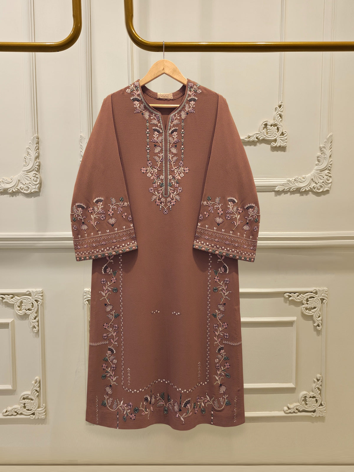 2 Piece - Embroidered Georgette Suit WS00199