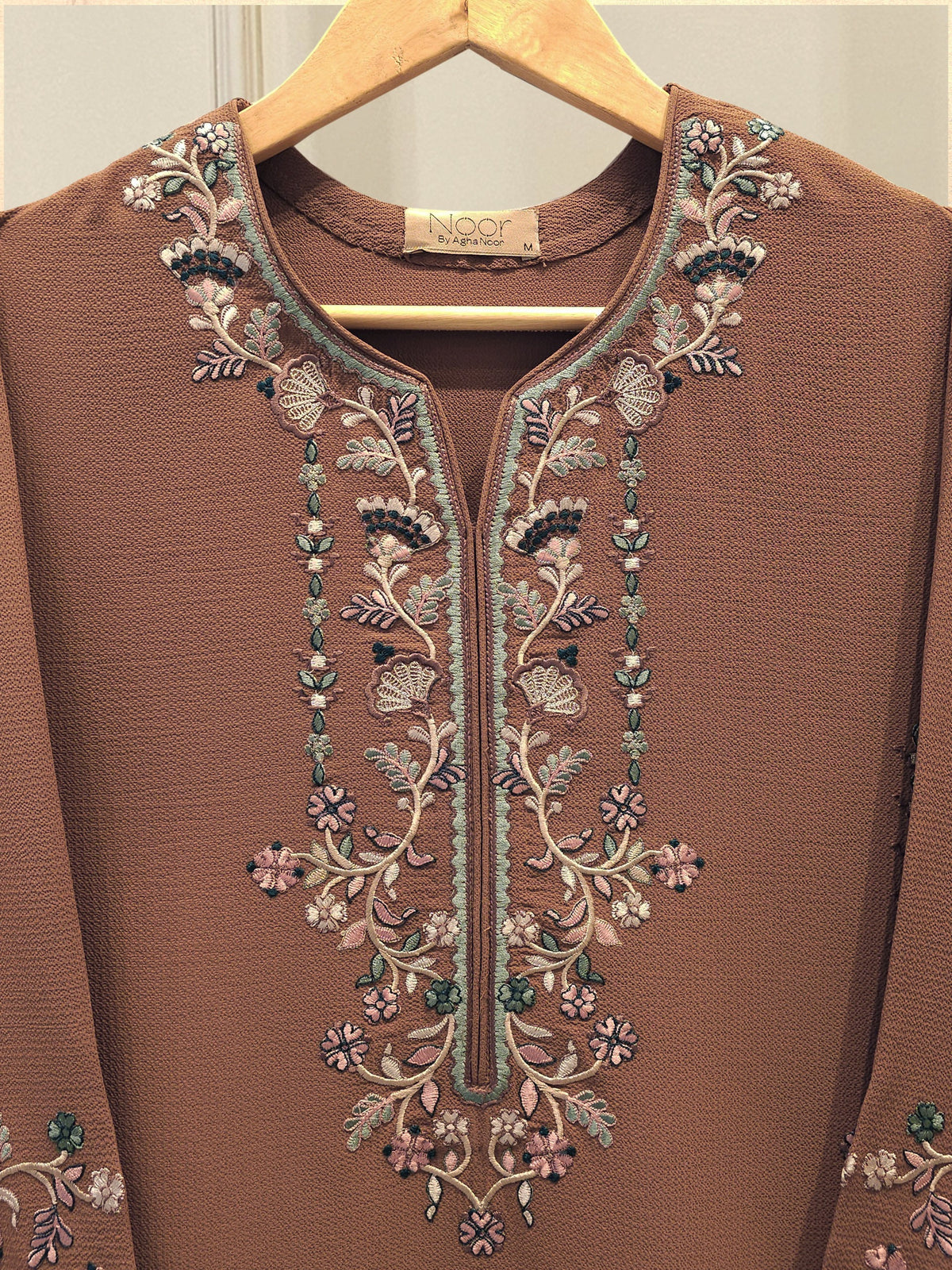 2 Piece - Embroidered Georgette Suit WS00199