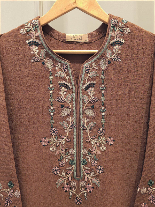 2 Piece - Embroidered Georgette Suit WS00199