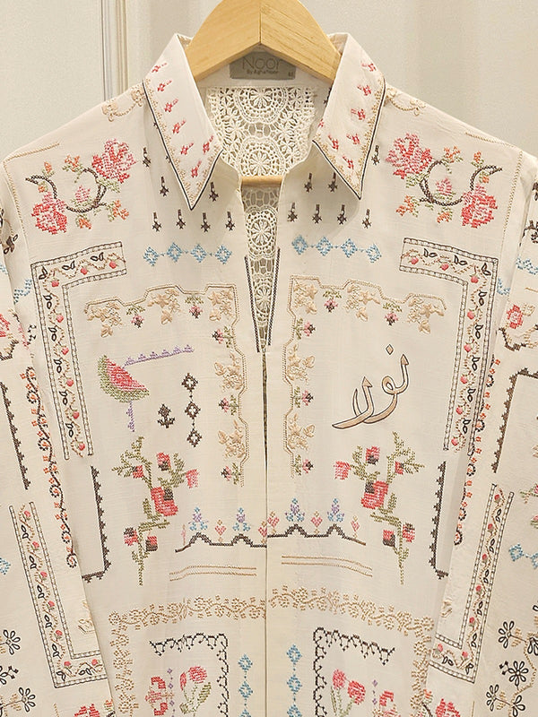 Embroidered Linen Shirt WS00079