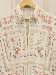 Embroidered Linen Shirt WS00079