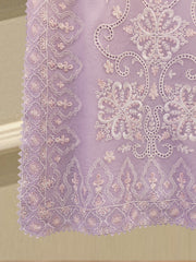 3 Piece - Pure Embroidered Cotton Net Suit S112803
