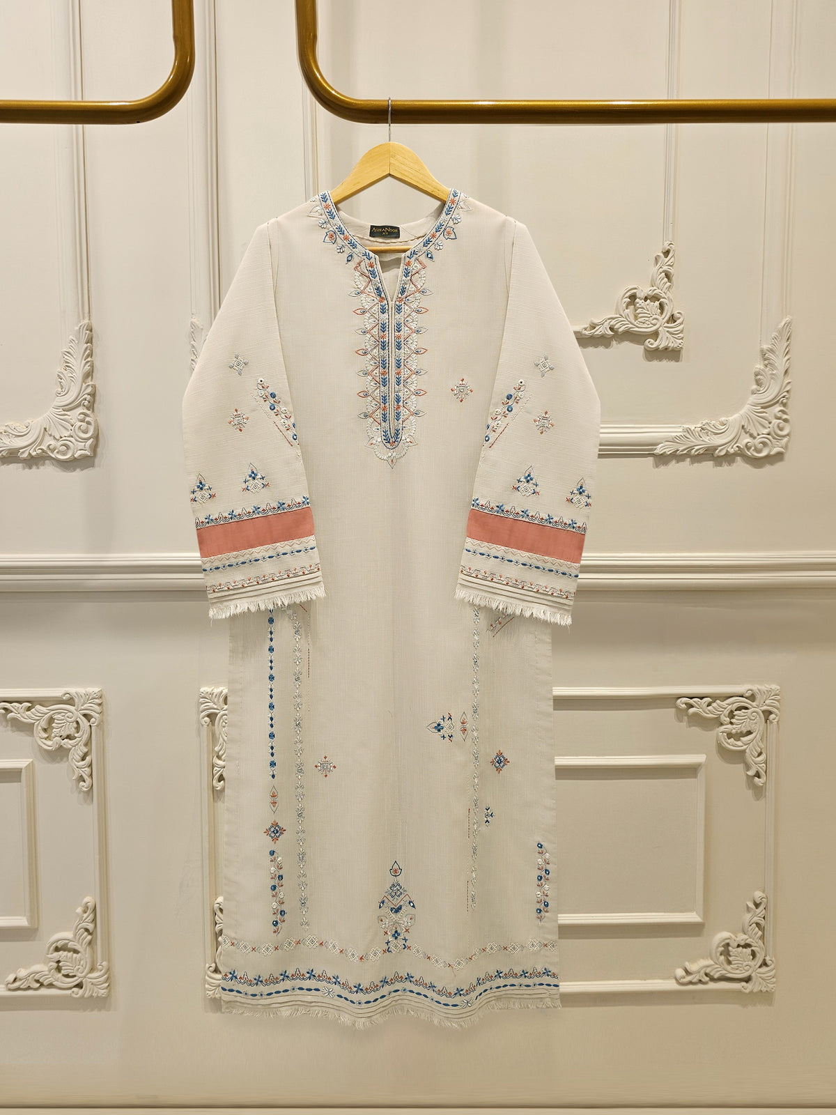 2 Piece - Embroidered  Khaddar Suit S112796