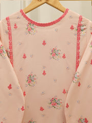2 Piece - Digital Printed Embroidered Cambric Suit S112735