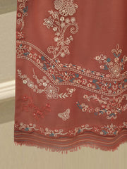 3 Piece - Embroidered Kora Cotton Suit  S112800