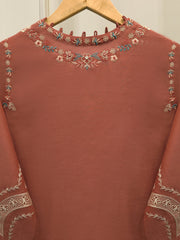 3 Piece - Embroidered Kora Cotton Suit  S112800