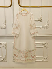 3 Piece - Embroidered Kora Cotton Suit  S112817