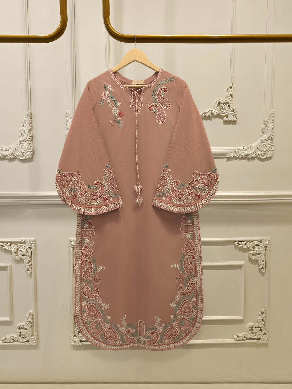 Embroidered Khaddar Shirt WS00207