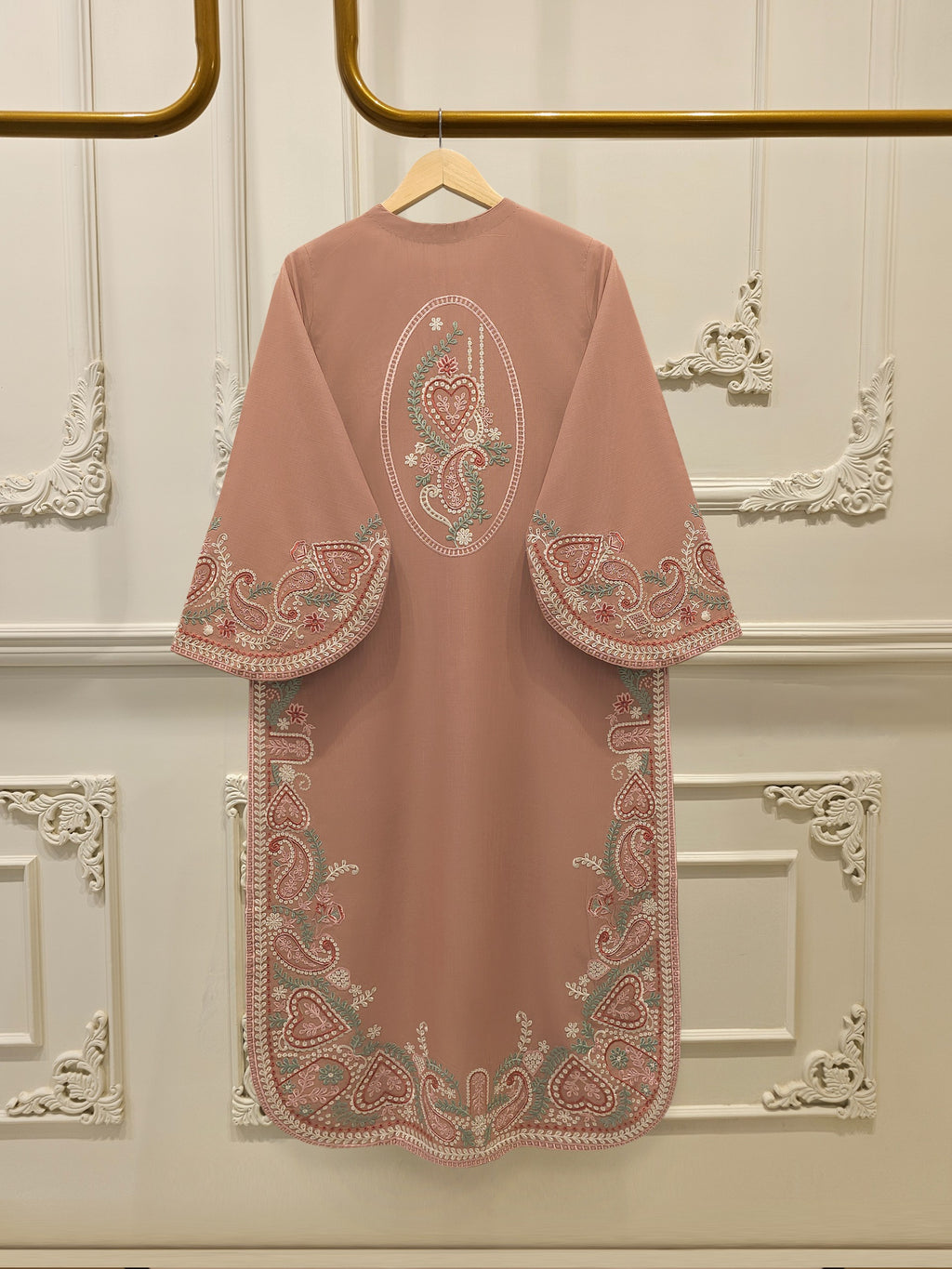 Embroidered Khaddar Shirt WS00207