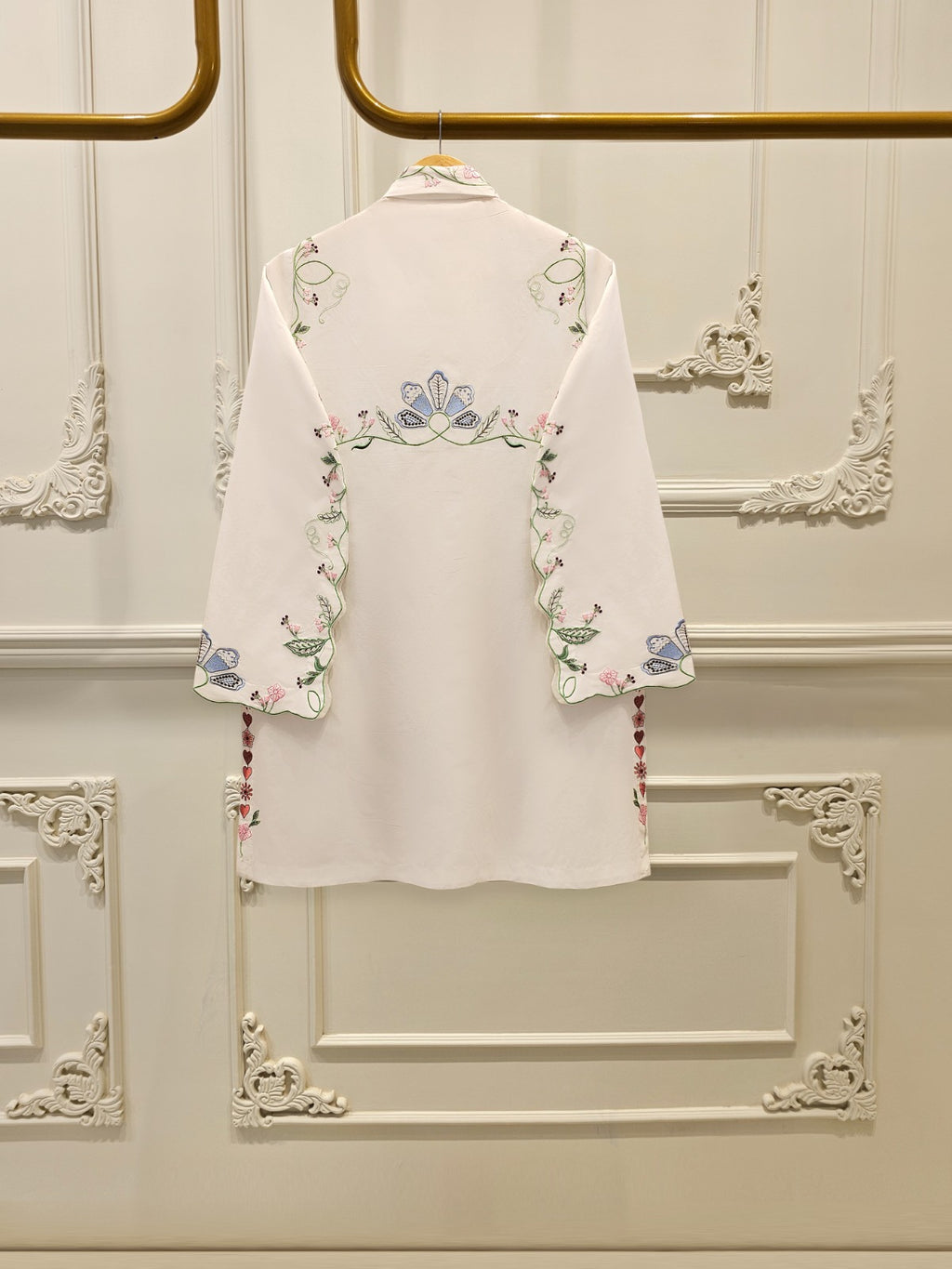 2 Piece - Embroidered Cambric Suit WS00204
