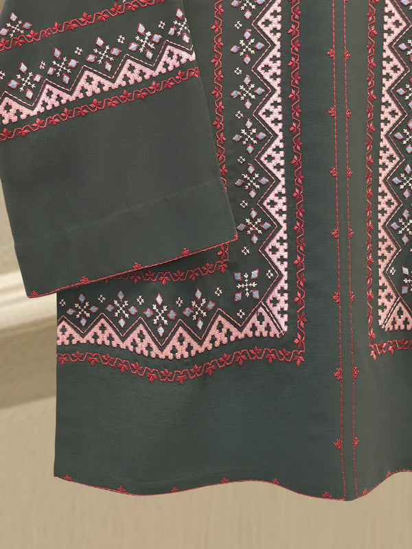 2 Piece - Embroidered Georgette Suit WS00206