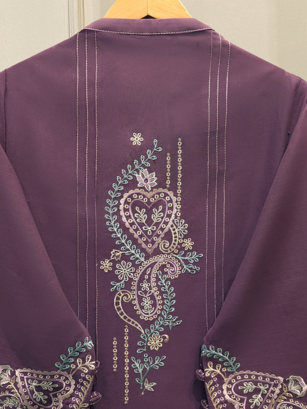 2-PIECE Embroidered Khaddar Shirt WS00210