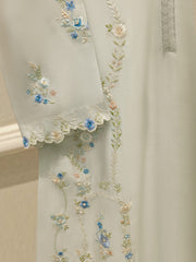 Pure Embroidered Sheesha Silk Shirt S112890