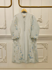 Pure Embroidered Sheesha Silk Shirt S112890