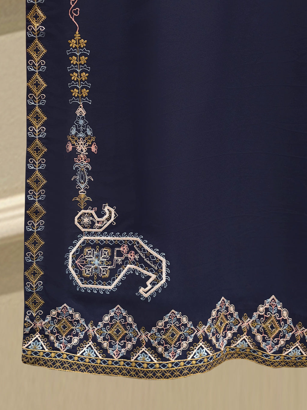 2 Piece - Embroidered Georgette Suit WS00212